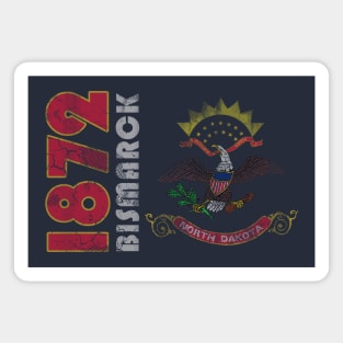 Bismark North Dakota Vintage Magnet